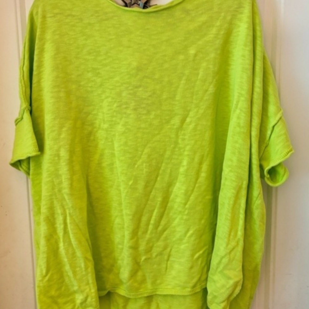 BiBi Women's Oversized Short Sleeve Sweater